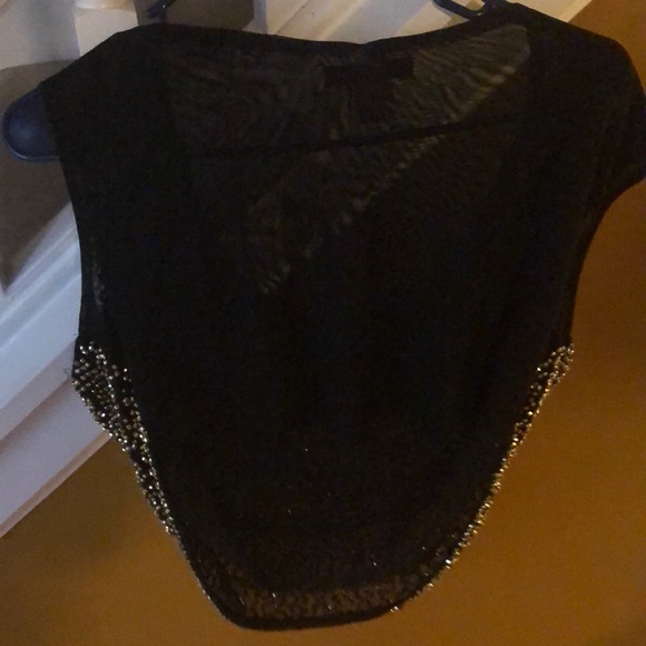 Stylish gold and black top overlay! - Picture 4 of 5